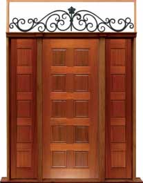 10 panel: double door