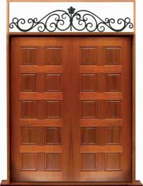 10 panel: double door