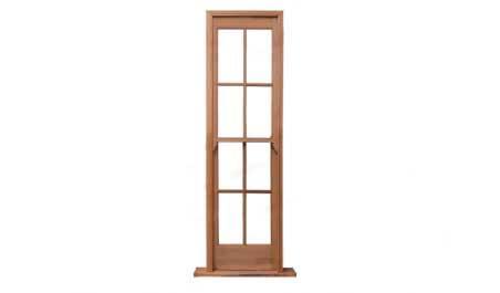 8 light double hung: single unit