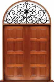 8 panel: double door