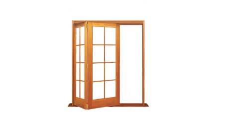 8 light: two door bifold - left or right