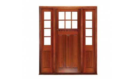 ashgrove: single door +  two sidelights