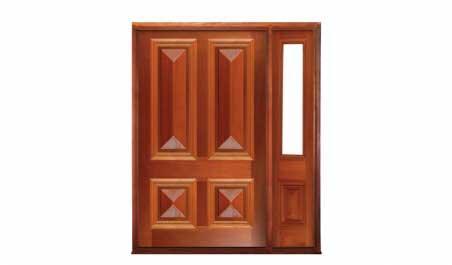 cricket bat pivot: single door + sidelight on right