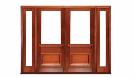 hampshire 1 light: double door +  two sidelights