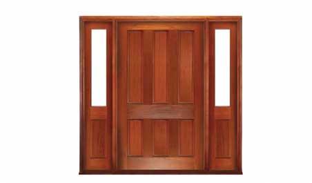 vermont: single door +  two sidelights