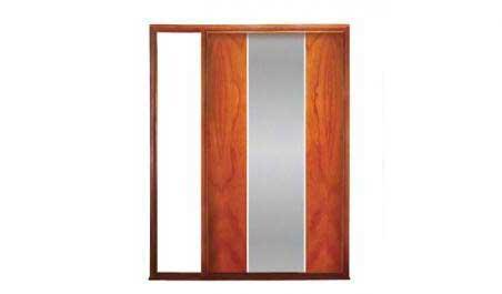 aurora pivot: single door + fixed glass on left