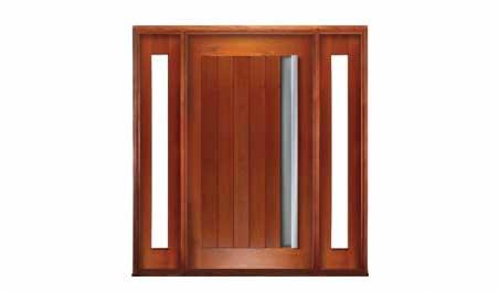 bauhaus pivot: single door +  two sidelights