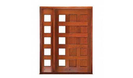 coolum margin glazed pivot: single door + sidelight on left