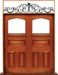 edwardian: door in frame