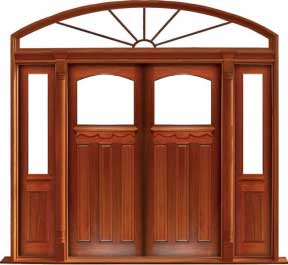 federation archtop: double door