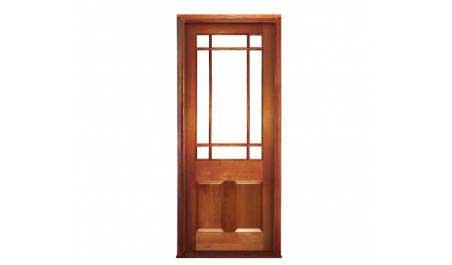 gallery margin light: door in frame