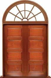 horizontal 4 panel: single door + sidelight on left