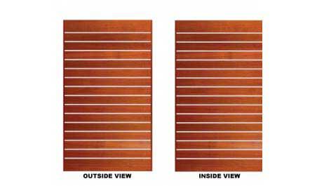 metallic strip pivot: door only