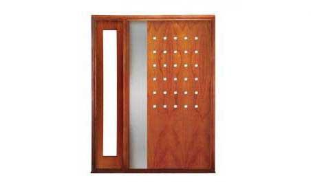 portside pivot: single door + sidelight on left