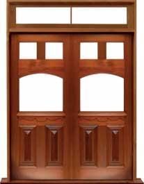 queen anne: single door + sidelight on left