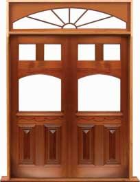 queen anne: single door + sidelight on left