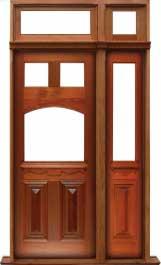 queen anne: single door + sidelight on left