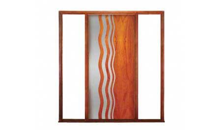 shimmer: single door +  two fixed glass