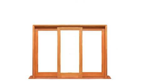 single light: three sash window (1 sliding)