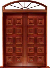 tessellated bat: door in frame