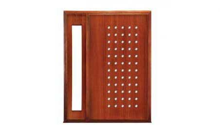 toku pivot: single door + sidelight on left