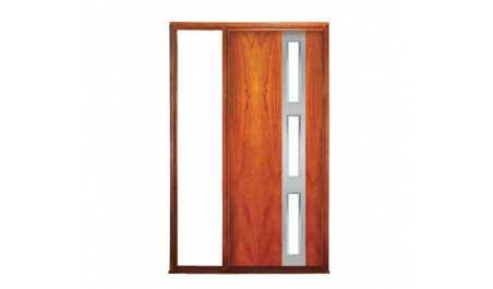 zeta: single door + fixed glass on left