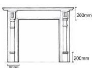 Woodworkers mantlepiece MP5