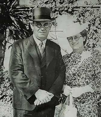 Percy Jackson with his wife